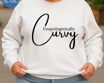 Felpa taglie forti per donne formose, girocollo oversize con scritta Body Positive, maglietta taglie forti Confidence, abbigliamento inclusivo per donne taglie forti