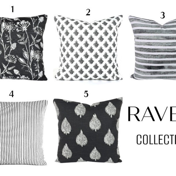 Black Couch Pillow Etsy