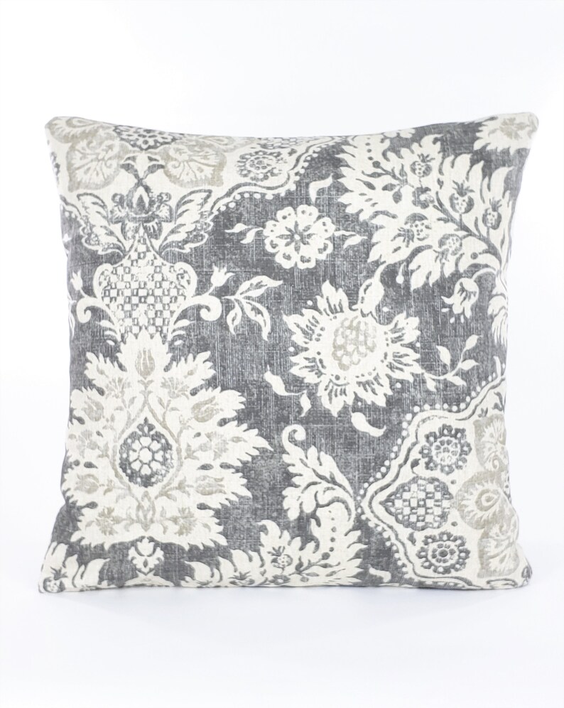 Farmhouse Pillows Gray Tan Throw Decorative Pillow COVERS Etsy