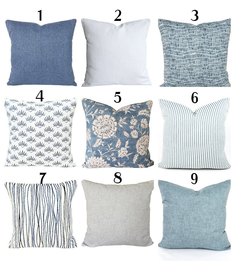 Denim euro shams hot sale