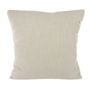Tan Solid Throw Pillow COVER, Linen Like, Beige Accent Cushion, Couch Pillow, Slub Canvas Texture Ecru Taupe Bedding Home Decor