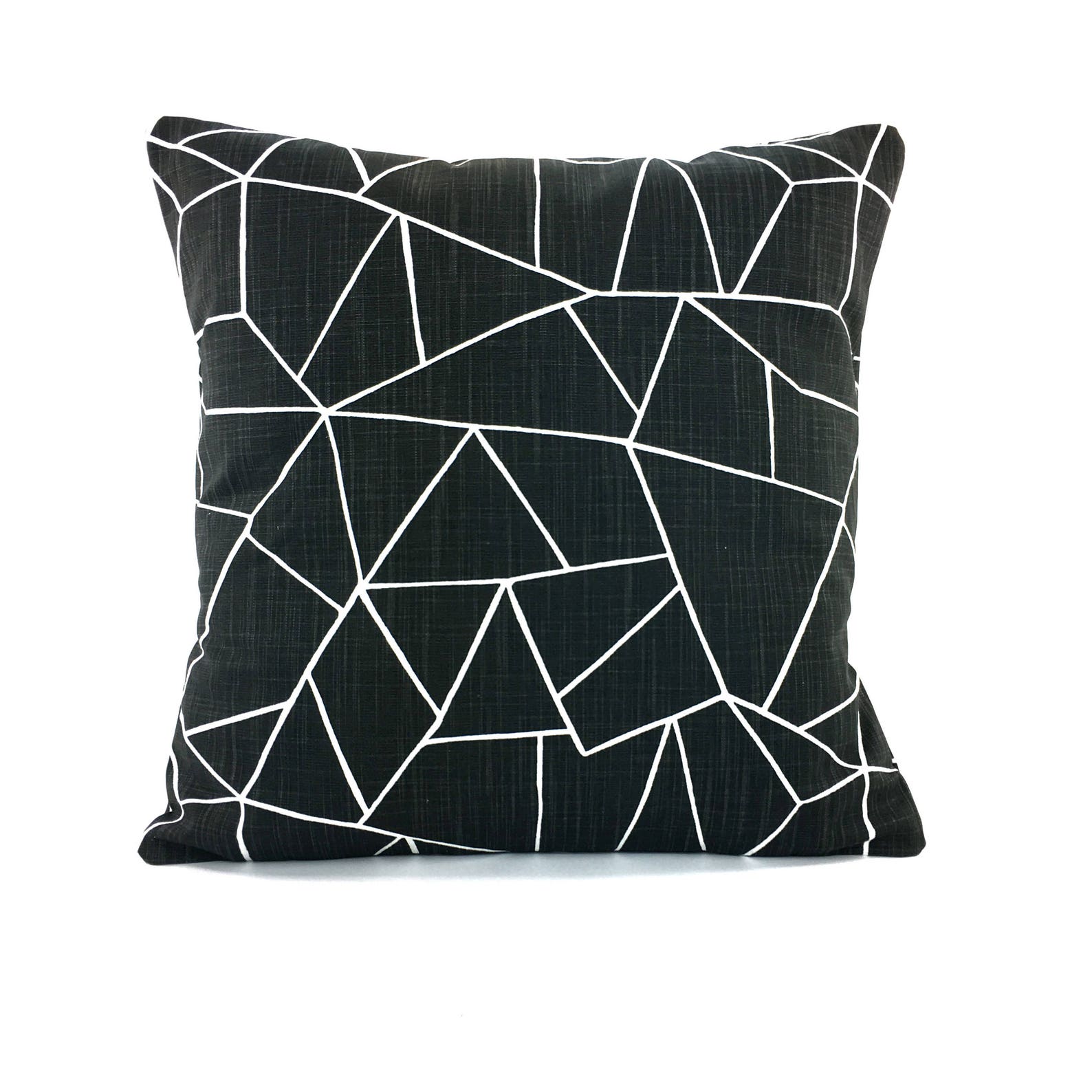 Black Pillow COVERS Decorative Throw Pillow Black White Etsy