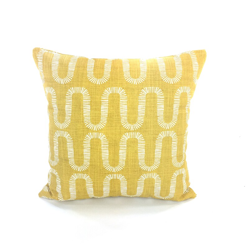 Mustard Yellow Textured Throw Pillow Cover Tuscan Gold Etsy