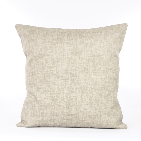 Tan OUTDOOR Pillow COVER -Ecru Solid Decorative Pillow Cushion-Beach Cottage Pillow -Taupe Outdoor Pillow Beige Pillow Patio Pillow