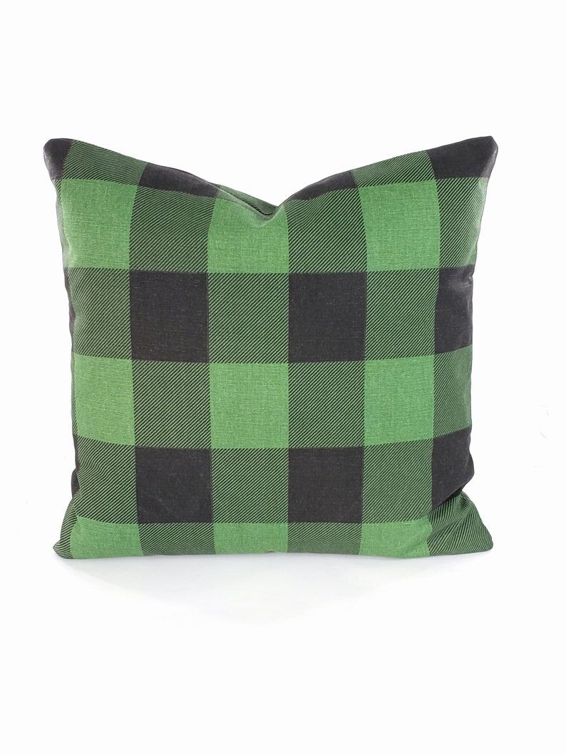 FarmhouseFrench Gray White Buffalo Check Pillow Cover Slub Etsy