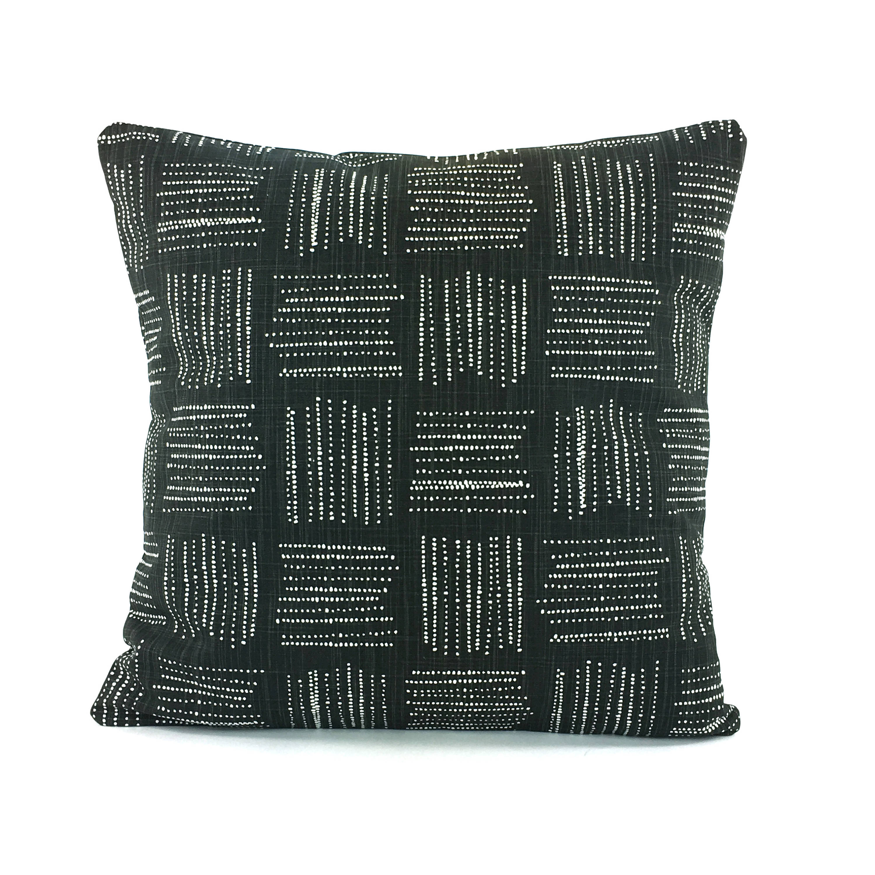 Black Throw Pillow COVERS Decorative Pillow Black White Home Etsy
