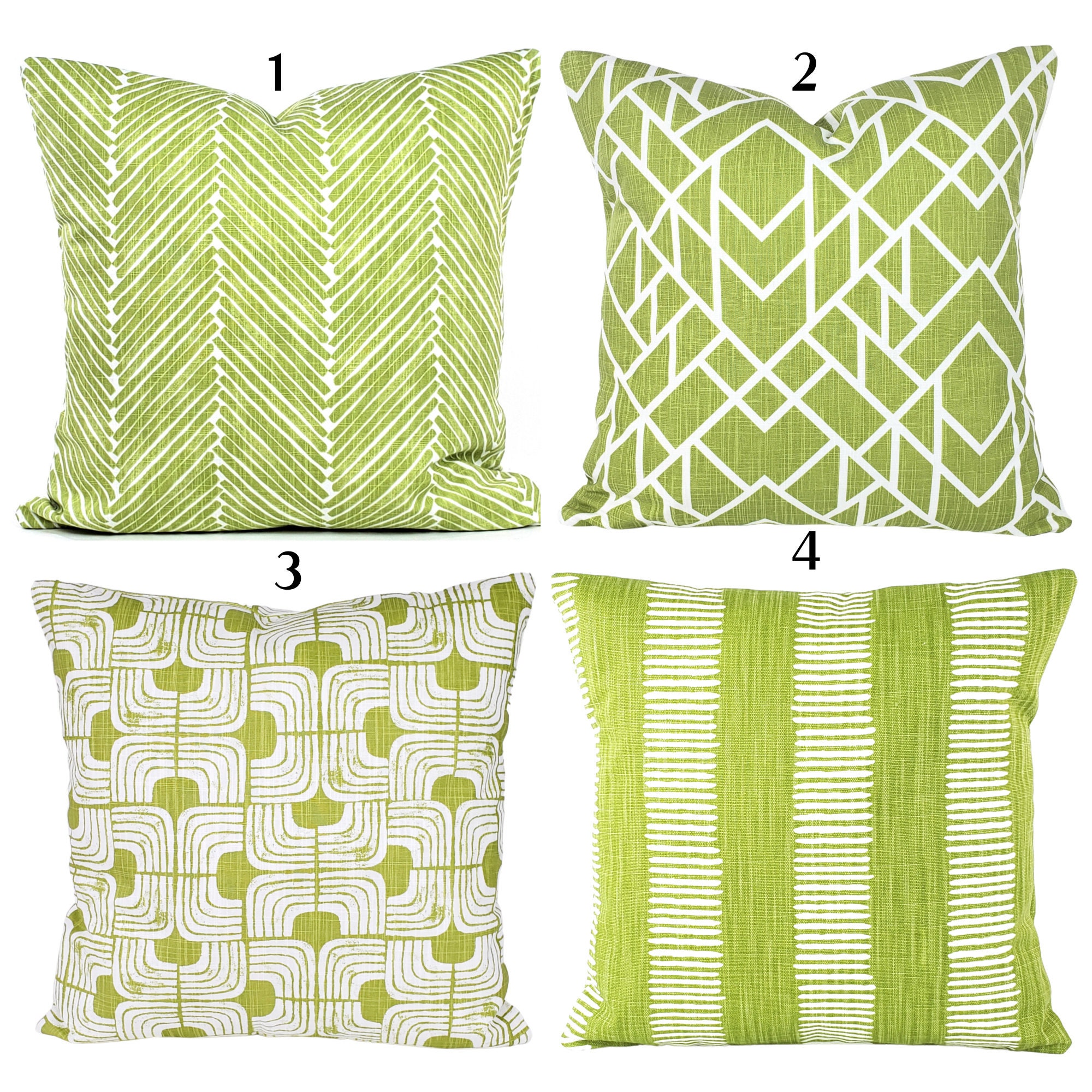 Chartreuse Throw Pillow COVER Lime Green Cushion Pear Green Linen Pillow Linen Like Pillow Shams Green Pillows Textured Covers Etsy