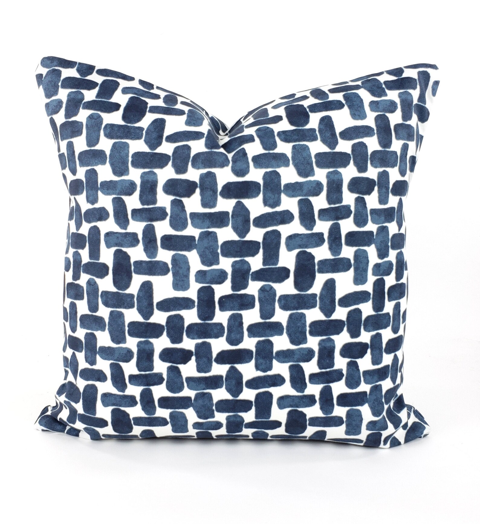 OUTDOOR Navy Throw Pillow Cover Beach Cushioncottage Porch Etsy