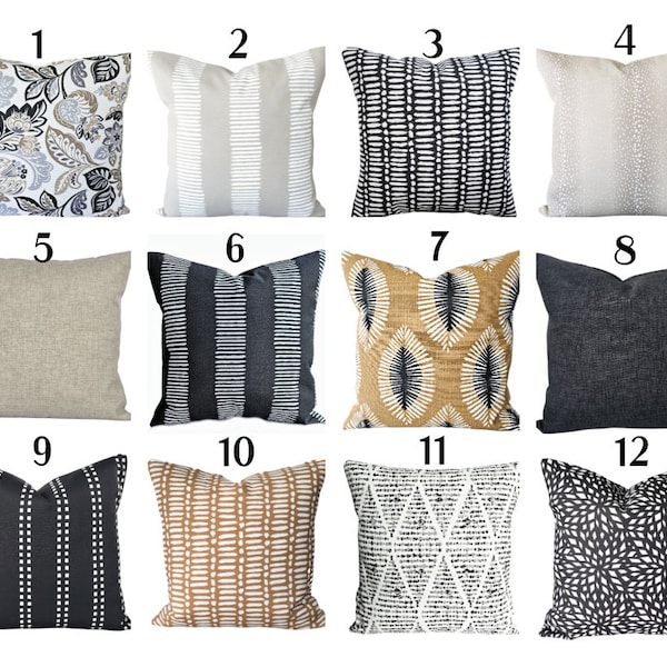 Coastal Blue Coordinating Pillows Etsy