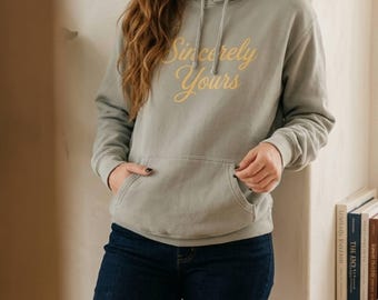 Handmade Salish Matter Holiday Star Grey Hoodie – Gift for Wife