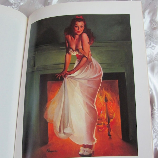 Elvgren "Sheer Delight" Circa 1953 Pin Up Poster Print Wall Art for Framing 14" x 9.5" - Unframed - Many others in my shop