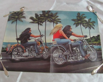 Easyriders Collector's Plate With David Mann 