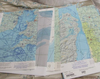 Global Jet Navigator Chart Aviation Pilot's Tactical Flight Plan Map 40" x 52" - JNC GNC Many to Choose From!!!