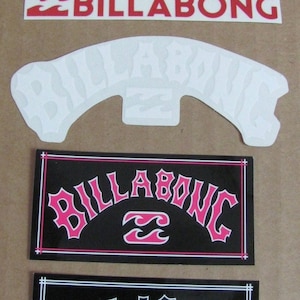 Billabong - Surfbrett Aufkleber - Vintage New Old Stock Unbenutzt // DEINE WAHL Viele andere *Kostenloser Briefversand*