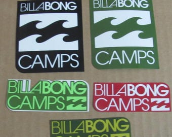 Billabong - Calcomanía adhesiva de surf con tabla de surf - Vintage New Old Stock Sin usar // TU ELECCIÓN ¡Muchos otros para elegir en mi tienda!
