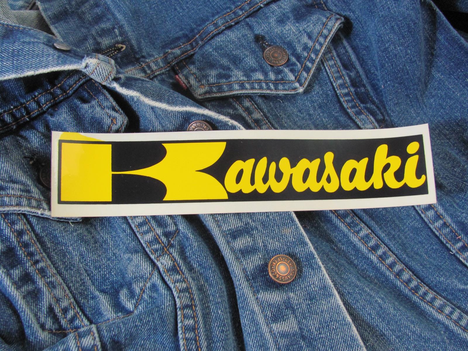 Vintage Kawasaki Decal - Etsy