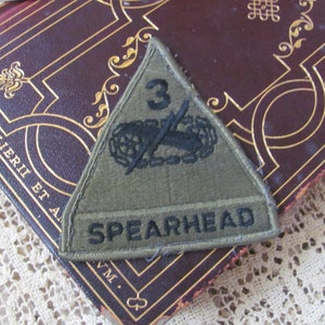 Spearheads Military Uniform Arm Patch Vietnam War Era