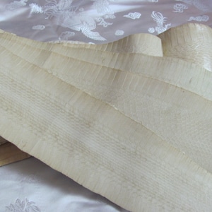 Cuir véritable de peau de serpent tanné peau exotique naturelle naturelle taxidermie - Blanc cassé couleur ivoire - Plus de couleurs disponibles Marron noir dans ma boutique