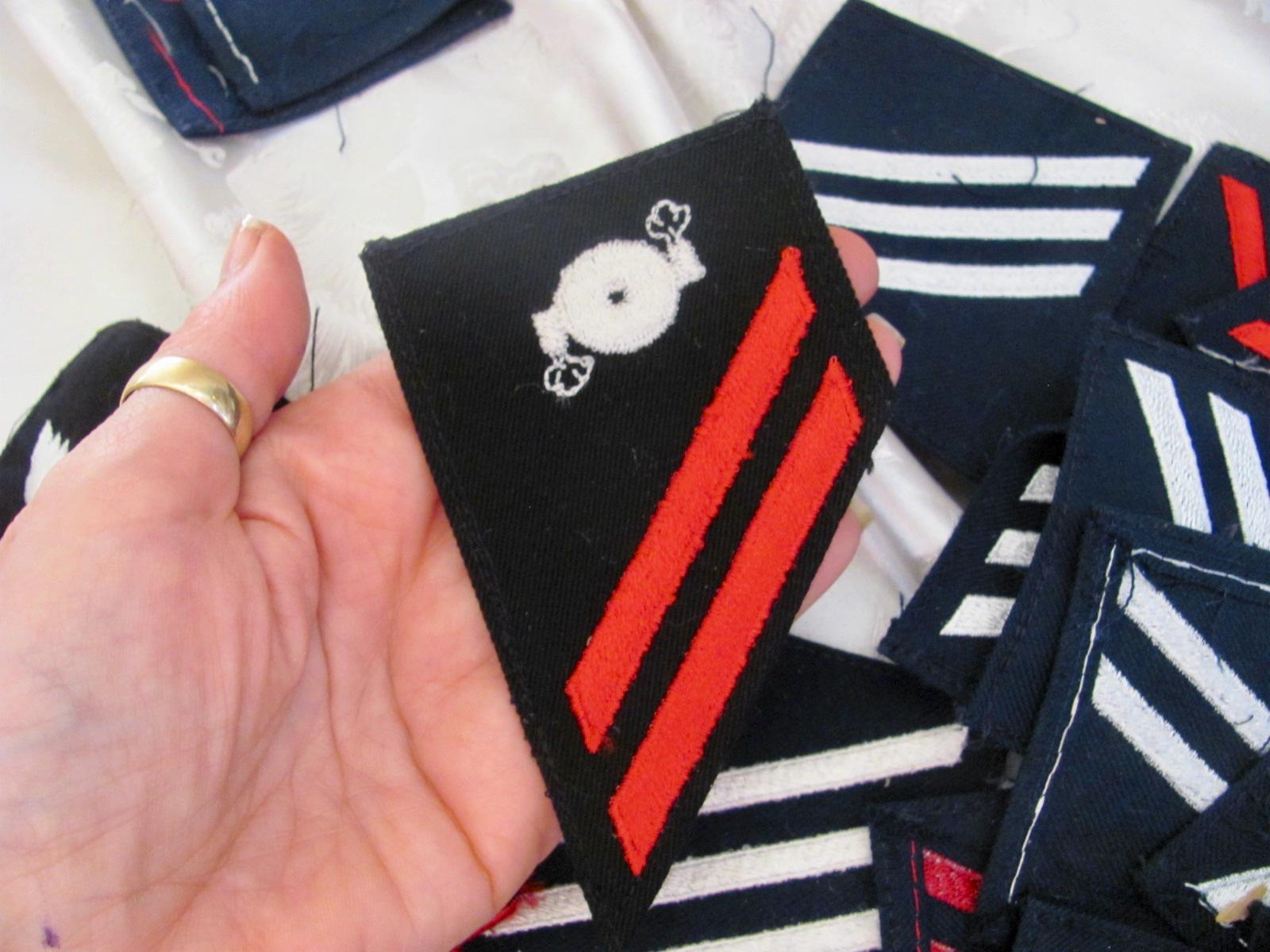Navy Enlisted Rank Insignia Military Patch Uniform - Your Choice ...