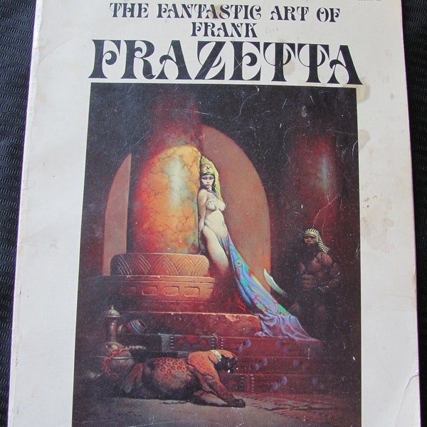 Vintage Frank Frazetta Book One Art - Circa 1975