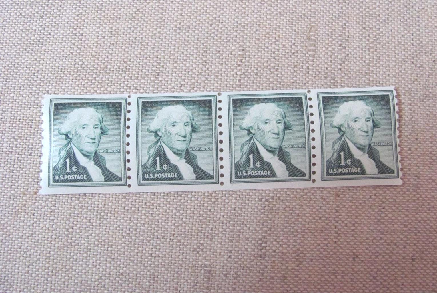 1 Cent George Washington Stamp - Etsy