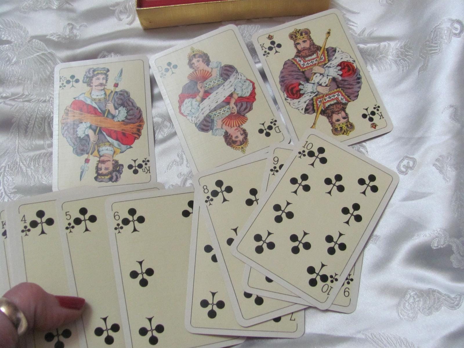 Vintage Spelkort Obergs 1956 Stockholm Playing Cards 2 Decks