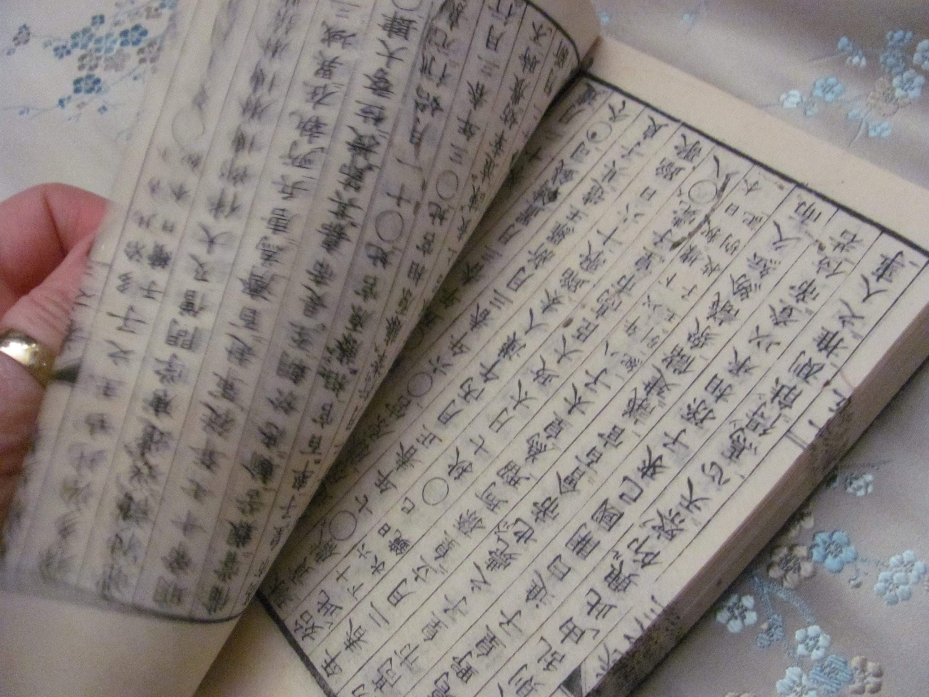 6 Pages From A Small Early Century Chinese Ledger Book Washi Etsy India