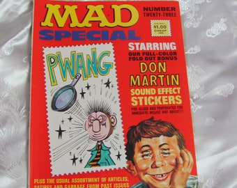 Vintage MAD Magazine Special 23 Twenty Three 1977 // Don Martin 1970's 1980's Comedy Cartoon Comic // Many others to choose from in my shop