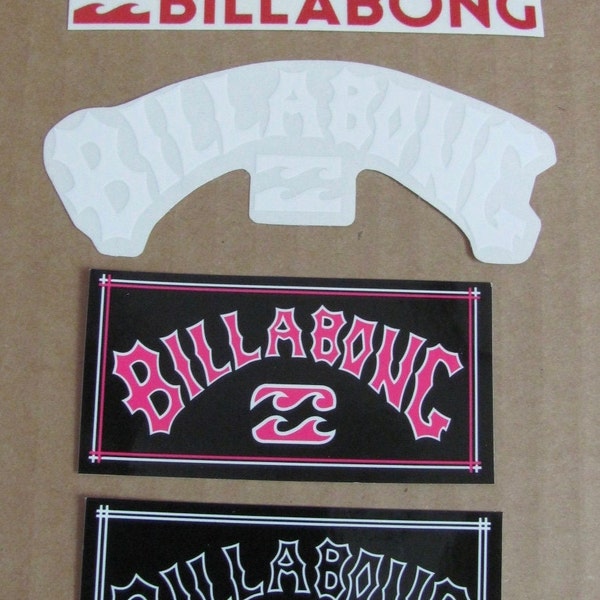 Billabong - Surf Board Surfing Sticker Decal  - Vintage New Old Stock Unused // YOUR CHOICE Many others to choose from in my shop!