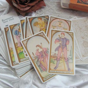 Mazzo di tarocchi rinascimentali Carte della fortuna // Brian Williams // Set completo con libretto di istruzioni