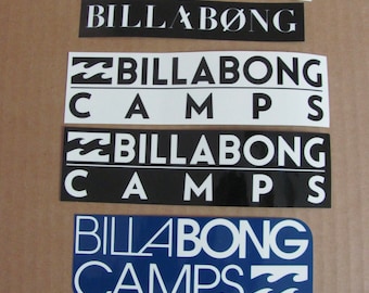 Billabong - Calcomanía adhesiva para tabla de surf - Vintage nueva antigua stock sin usar // TU ELECCIÓN ¡Muchas otras para elegir en mi tienda!