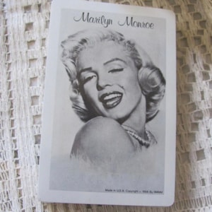 Vintage Marilyn Monroe speelkaarten deck box compleet verzegelde ongebruikte Pololny Frank Pearls 1956 NMMM collectible zeldzaam origineel