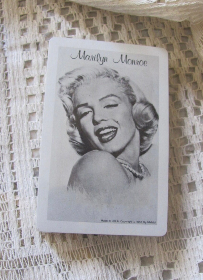 Marilyn Monroe Playing Cards - Etsy