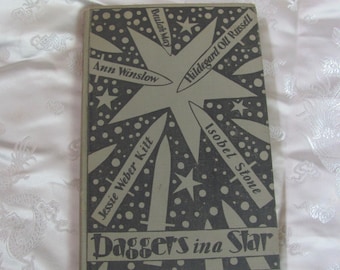 Daggers in a Star // Henry Harrison Poetry Poems Book - Circa 1930 Erstausgabe Hard Cover Illustriert von Herbert E Fouts
