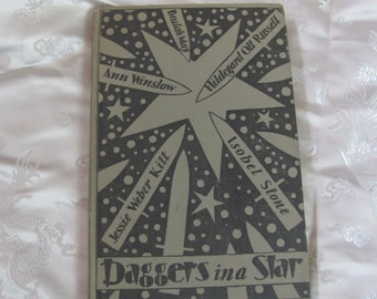 Daggers in a Star // Henry Harrison Poetry Poems Book - Circa 1930 First Edition Hard Cover Illustrated by Herbert E Fouts