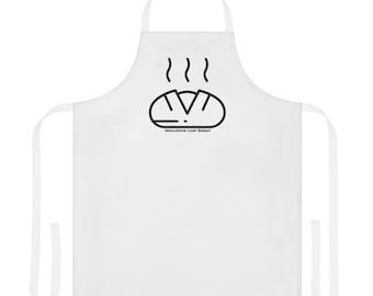Sourdough Bread Loaf Apron | Chef Baking Apron with Bread Logo