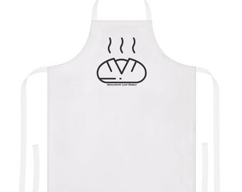 Sourdough Bread Loaf Apron | Chef Baking Apron with Bread Logo