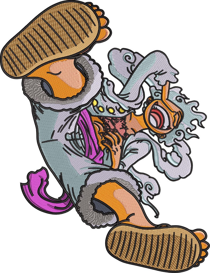 Luffy Gear 5 Embroidery Design One Piece Anime digital File Etsy luffy-gear-5-embroidery-design-one-piece-anime-digital-file-etsy