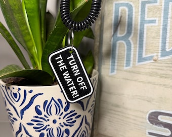Hose Spigot Reminder Bracelet | "Turn Off the Water" Coil Bracelet | For Garden, Livestock & Farm Use
