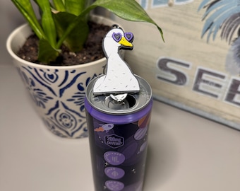 Silly Goose Can Tab Opener Keychain | 3D Printed Soda & Energy Drink Opener | Funny Goose Gift | Emotional Support Goose | Stocking Stuffer