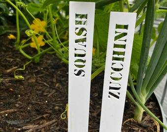 Outdoor Garden Plant Markers | Herb & Vegetable Labels | Weatherproof Plant Stakes | 3D Printed Garden Tags | Veggie Garden Decor