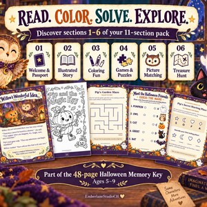 Halloween Busy Book Kit Toddler Learning Book Printable Fall Preschool Printables Halloween Activities Box Homeschool Educational Materials