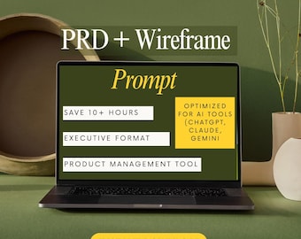 ChatGPT PRD Prompt mit Drahtmodellen | Produkt-Manager Template