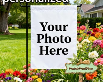 Custom Garden Flag, Personalized Yard Sign, Outdoor Decor for Home, Seasonal Flag, Welcome Flag with Family Name, Double-Sided Print