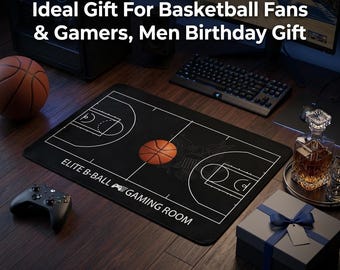Custom Basketball Rug 24x36, Non-Slip Court Carpet, Personalized Bedroom & Game Room Decor, Sports Area Rug