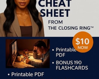 National Real Estate Exam Cheat Sheet