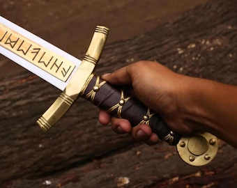 Merlin Excalibur Wikinger Replikat – Mittelalterliches Tempelritter Dekor Sammlerstück