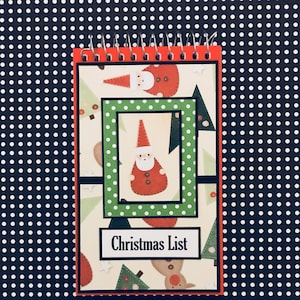 Weihnachtsmann: Mini Spiral Notizblock, Pocket Notepad, Stocking Stuffer, Altered Notepad - 3 x 5 Zoll [ TOP BOUND ]
