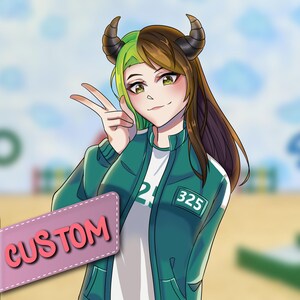 Custom Portrait Painting, Personalized Digital Illustration and Original Art Print, Picture and Handcrafted Painting Gift for Art Lovers