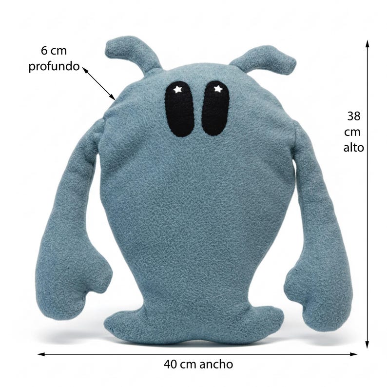 Peluche para bienestar consciente. Un compañero suave y calentito para ayudar al acompañamiento emocional. 100% algodon organico sin toxicos image 4